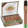 Arturo Fuente Double Chateau Maduro Open Box with a Large Cigar