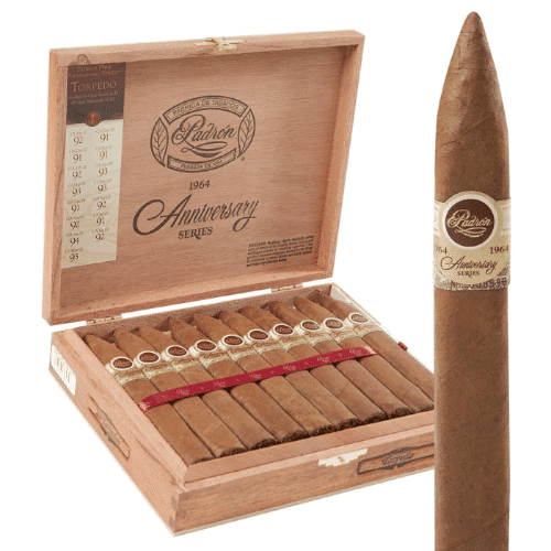 Padron 1964 Torpedo Natural (6 x 52) Box of 20 Padron 1964 Torpedo Natural Cigars