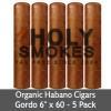 Organic Habano Cigars - Gordo 5 Pack (6″x60)
