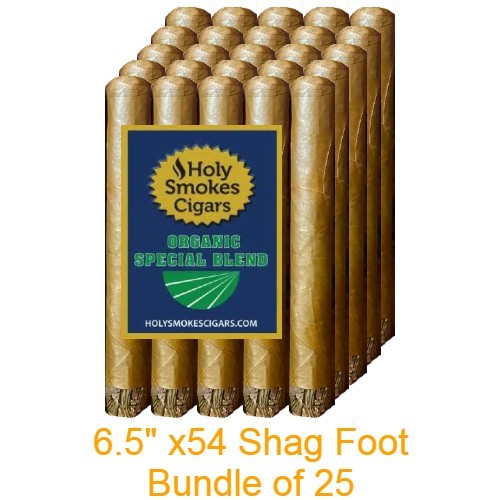 Organic SB Cigars Connecticut Barefoot - Bundle of 25 (6.5"x 54) CT Shag logo