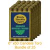 Organic SB Cigars Candela Gordo - Bundle of 25 (6"x 60)