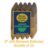 Organic SB Cigars Triple Mohawk - Bundle of 25 (6" x 56)