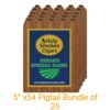 Organic SB Cigars Habano Coilhead - Bundle of 25 (5"x 54 Pigtail)