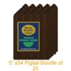 Organic SB Cigars Maduro Coilhead - Bundle of 25 (5"x 54 Pigtail)